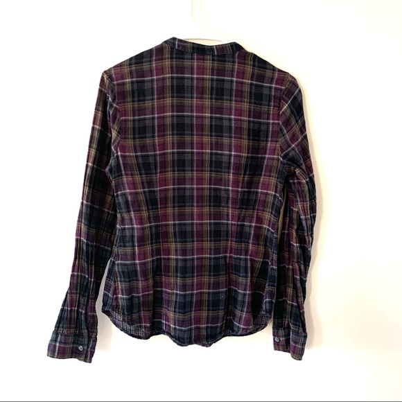 Converse one star long sleeve plaid shirt size medium - Picture 2 of 8